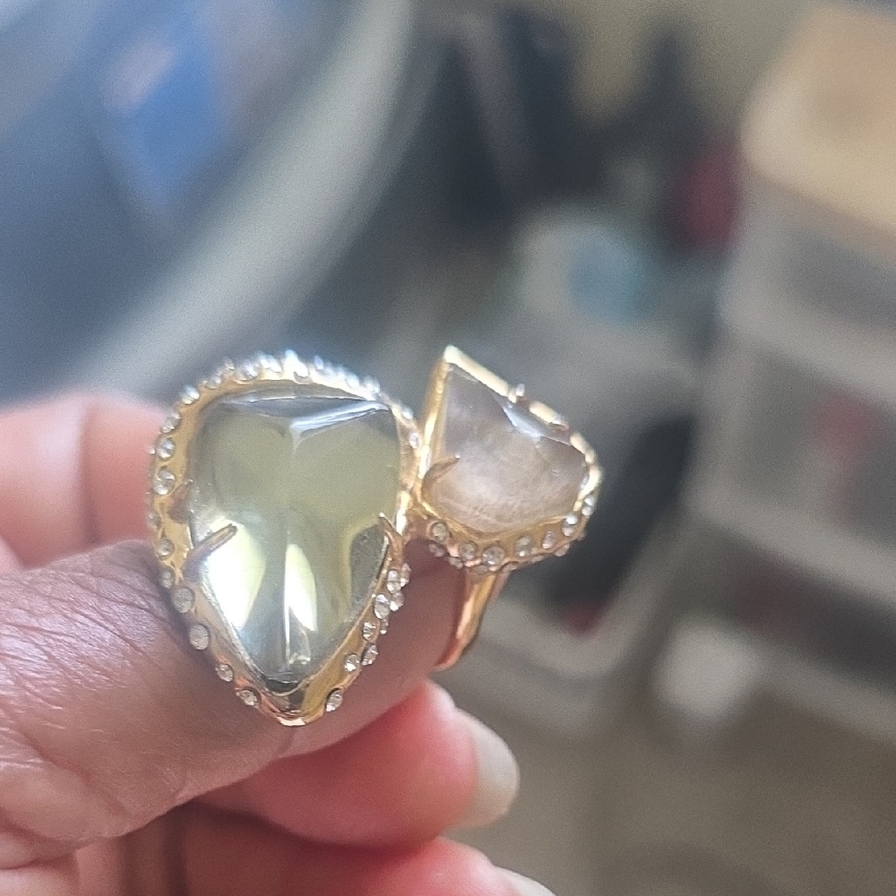 Elegant Gold and Silver Women's Ring